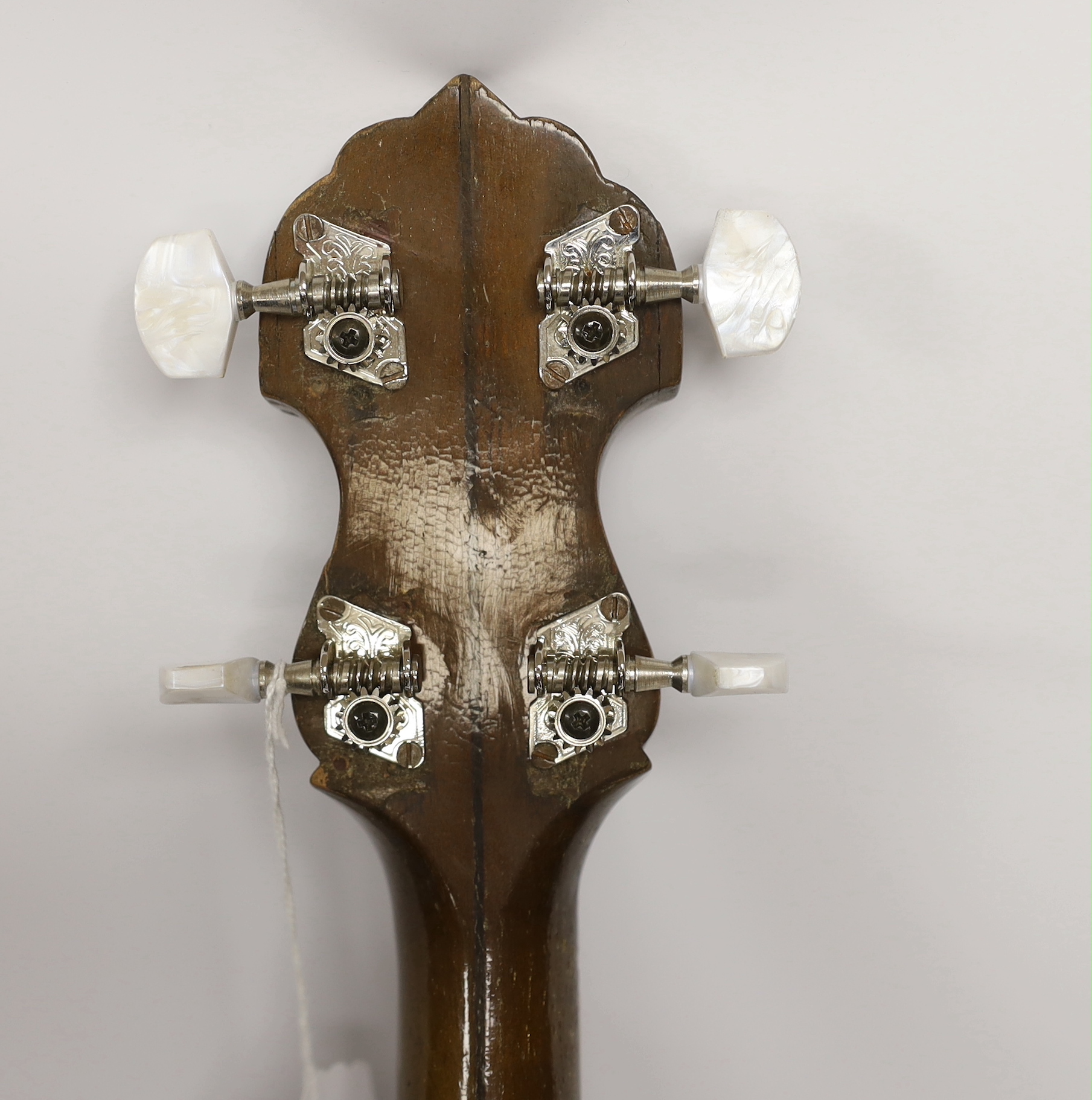 A Vega Tenor banjo, serial no.39214, overall length 84cm